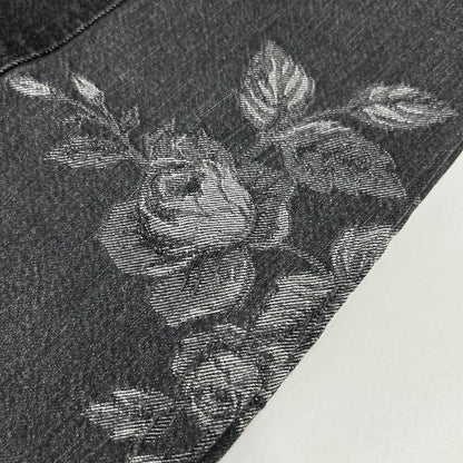 FETICO フェティコ 【SUDIOUS別注】FTC252-0620 ブラック ROSE DENIM PANTS/ローズデニムパンツ ボトムス