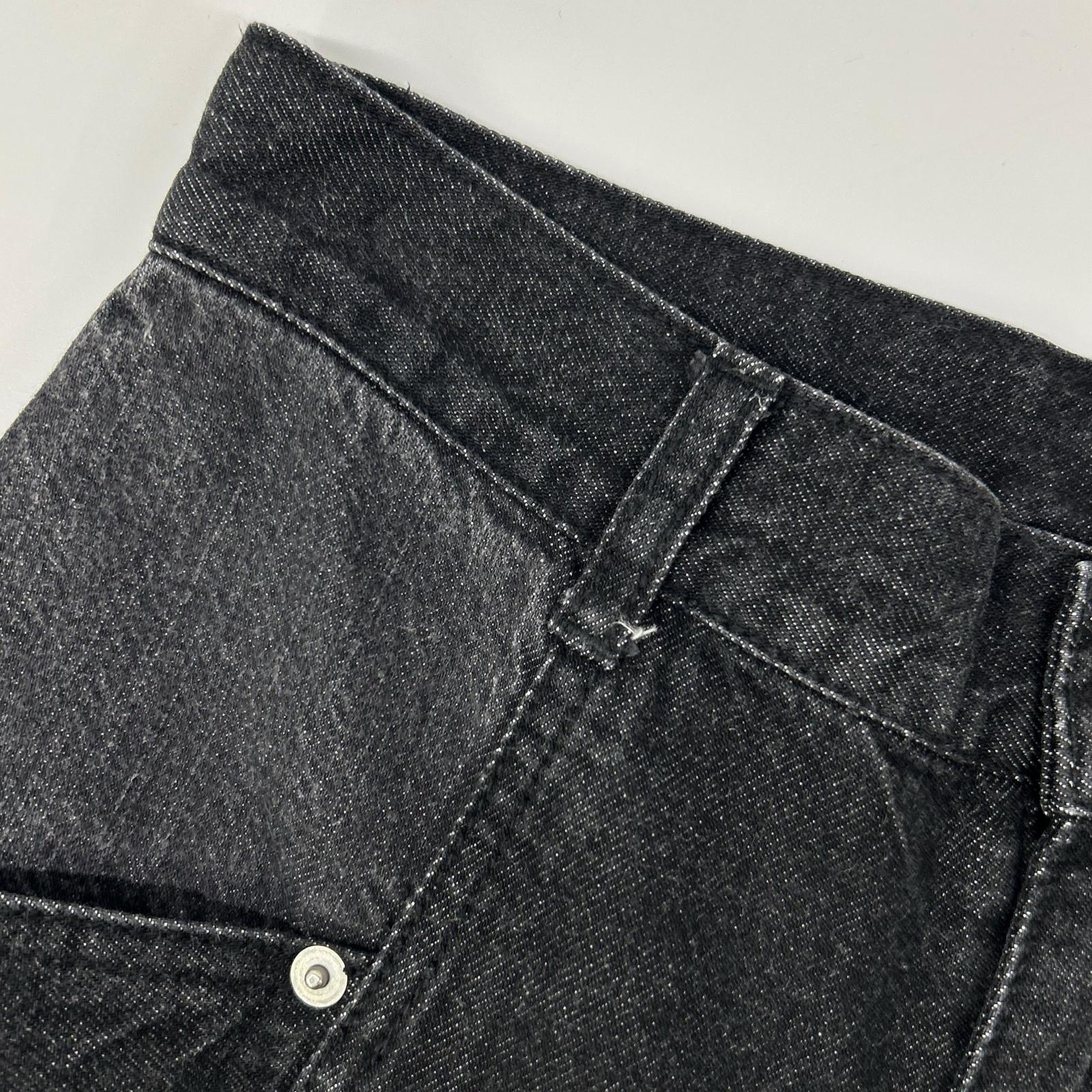 FETICO フェティコ 【SUDIOUS別注】FTC252-0620 ブラック ROSE DENIM PANTS/ローズデニムパンツ ボトムス