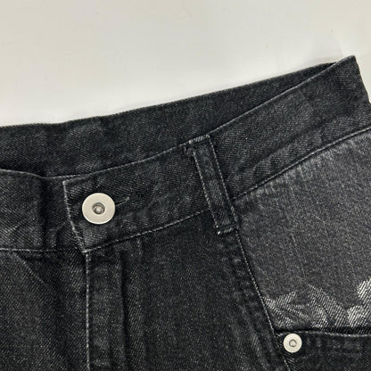 FETICO フェティコ 【SUDIOUS別注】FTC252-0620 ブラック ROSE DENIM PANTS/ローズデニムパンツ ボトムス