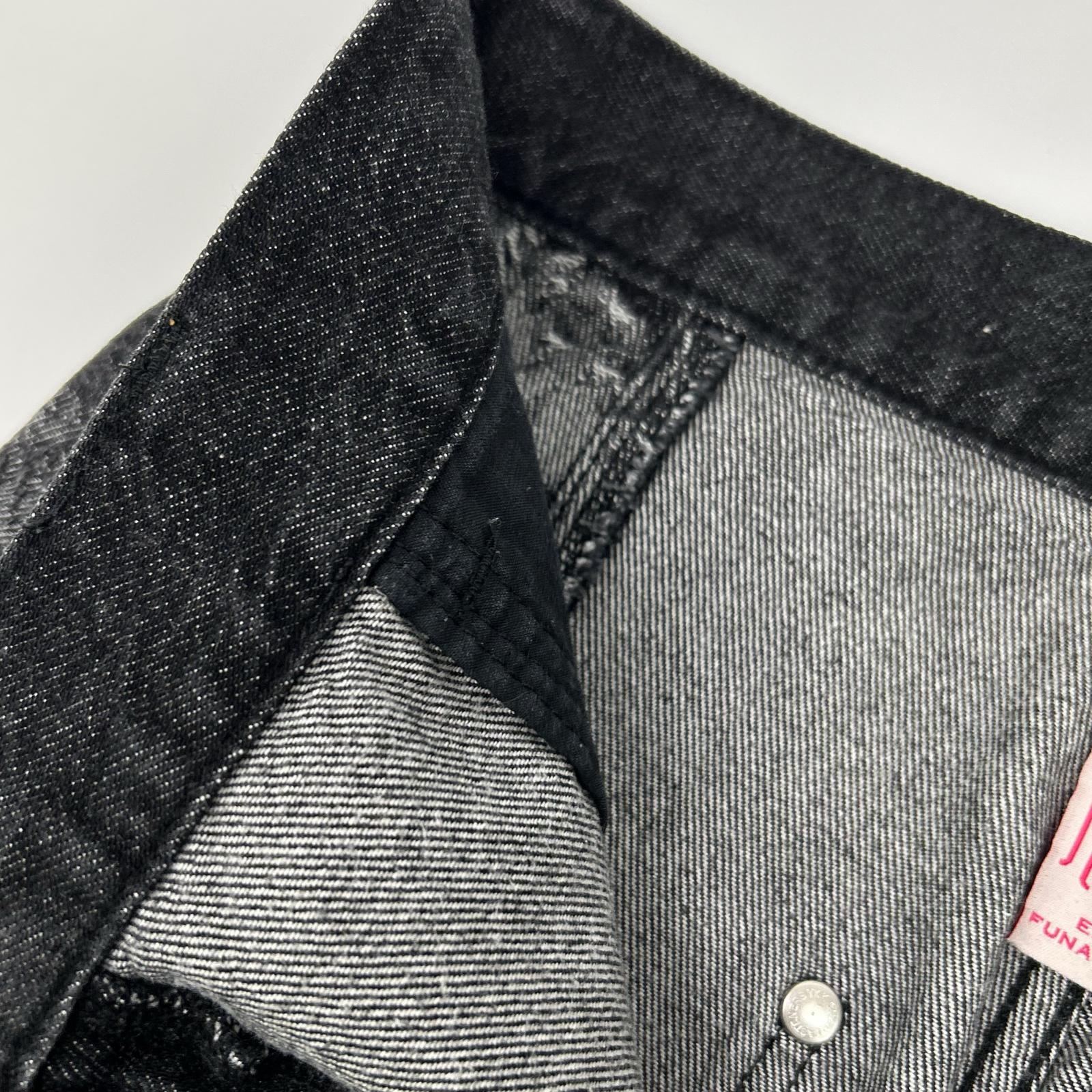 FETICO フェティコ 【SUDIOUS別注】FTC252-0620 ブラック ROSE DENIM PANTS/ローズデニムパンツ ボトムス
