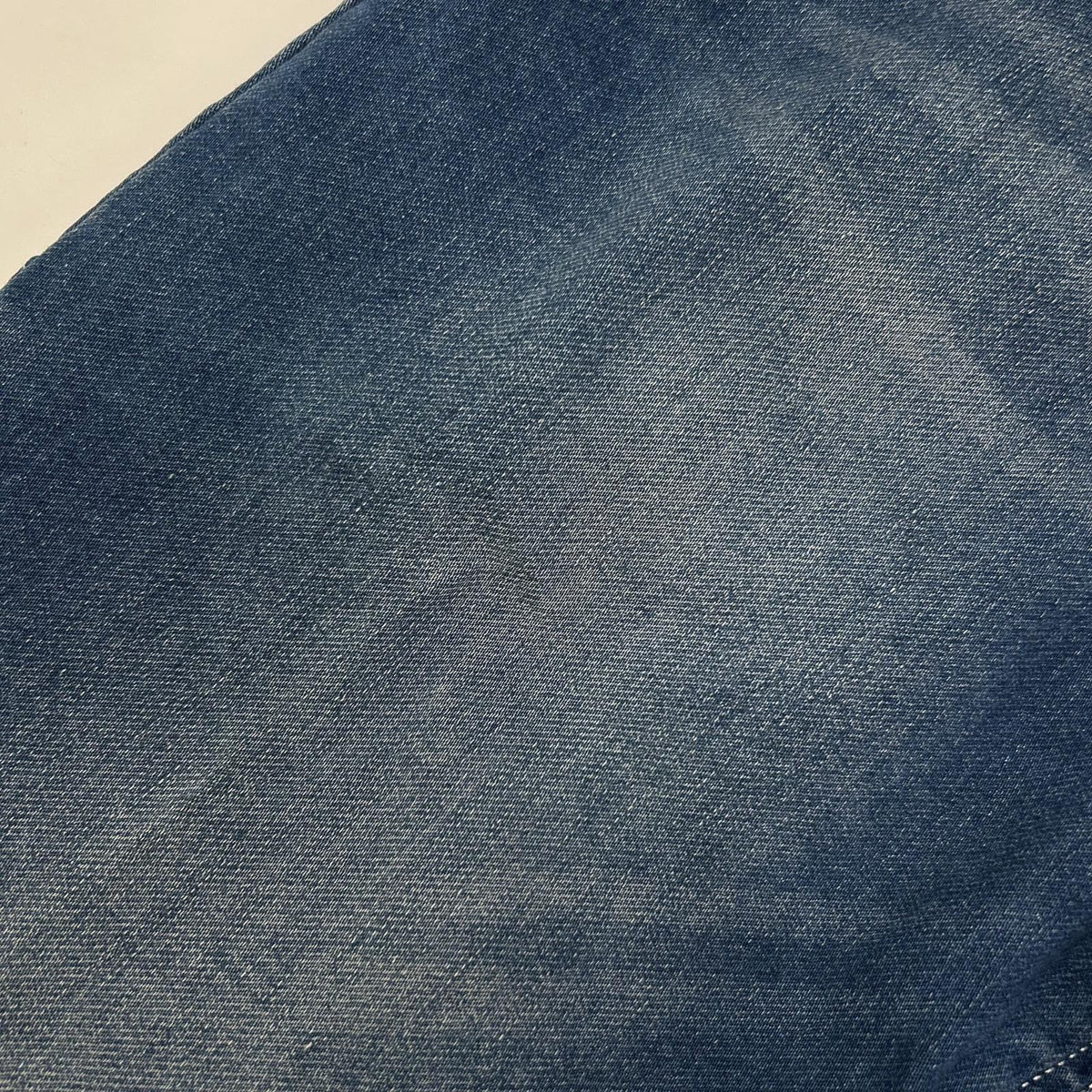 Gramicci Gramicci Blue Cotton Elastic-Waist Zip-Fly Belted Denim Pants Bottoms