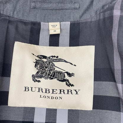 BURBERRY バーバリー チャコール コットン 裏地チェック ダブルブレスト トレンチコート コート