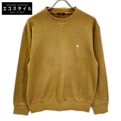 BURBERRY バーバリー ブラウン クルーネック バックプリント ロングスリーブ スウェット トップス