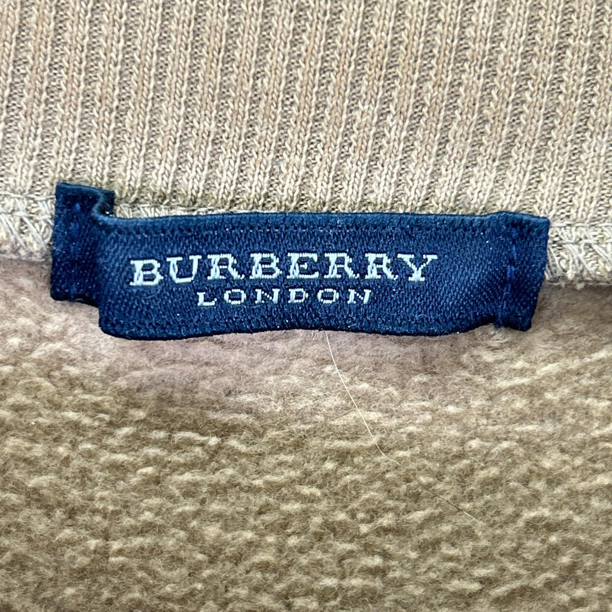 BURBERRY バーバリー ブラウン クルーネック バックプリント ロングスリーブ スウェット トップス