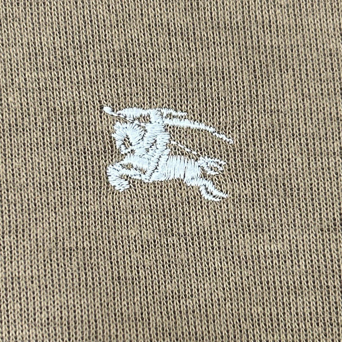 BURBERRY バーバリー ブラウン クルーネック バックプリント ロングスリーブ スウェット トップス
