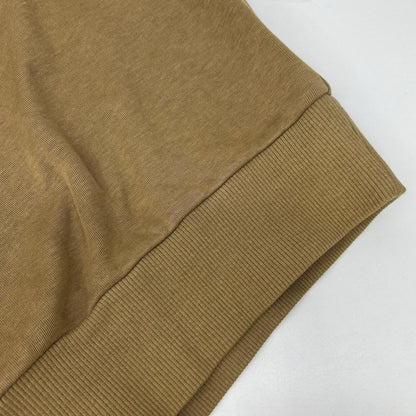 BURBERRY バーバリー ブラウン クルーネック バックプリント ロングスリーブ スウェット トップス