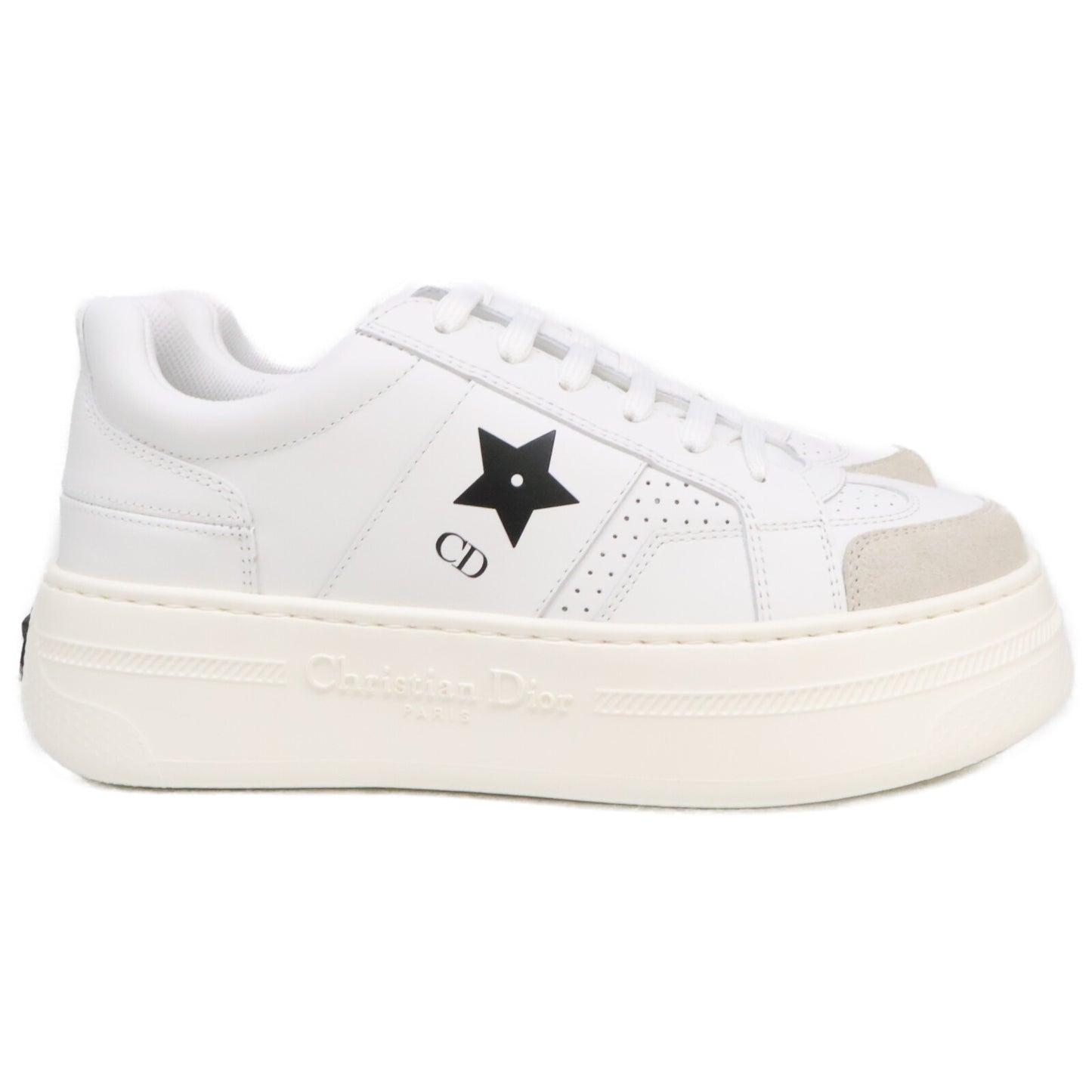 Christian Dior クリスチャンディオール 【新品同様】25年製 KCK413CLD Dior Star ディオール スター プラットフォーム スニーカー カーフスキン & スエードカーフスキン シューズ