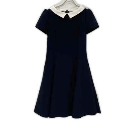 FOXEY NEW YORK フォクシーニューヨーク 42633 22年 ネイビー New Standard Dress カラー付き半袖ワンピース ワンピース