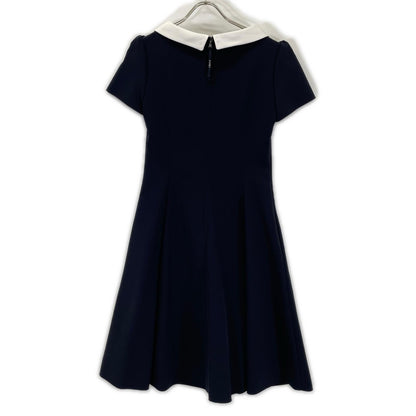 FOXEY NEW YORK フォクシーニューヨーク 42633 22年 ネイビー New Standard Dress カラー付き半袖ワンピース ワンピース