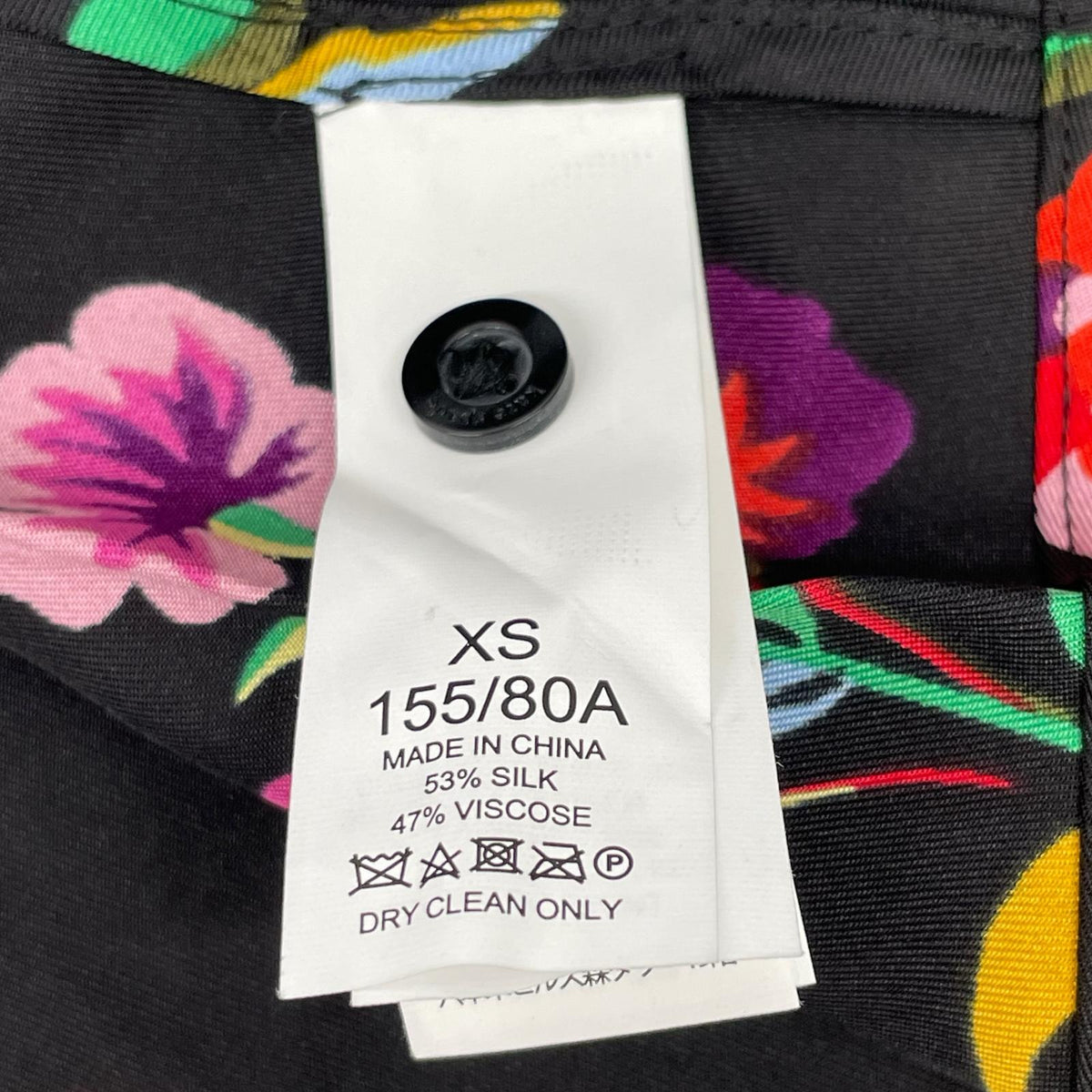 Kate spade ケイトスペード ブラック オータムフローラルシルクブレンドシャツドレス フラワープリントワンピース ワンピース