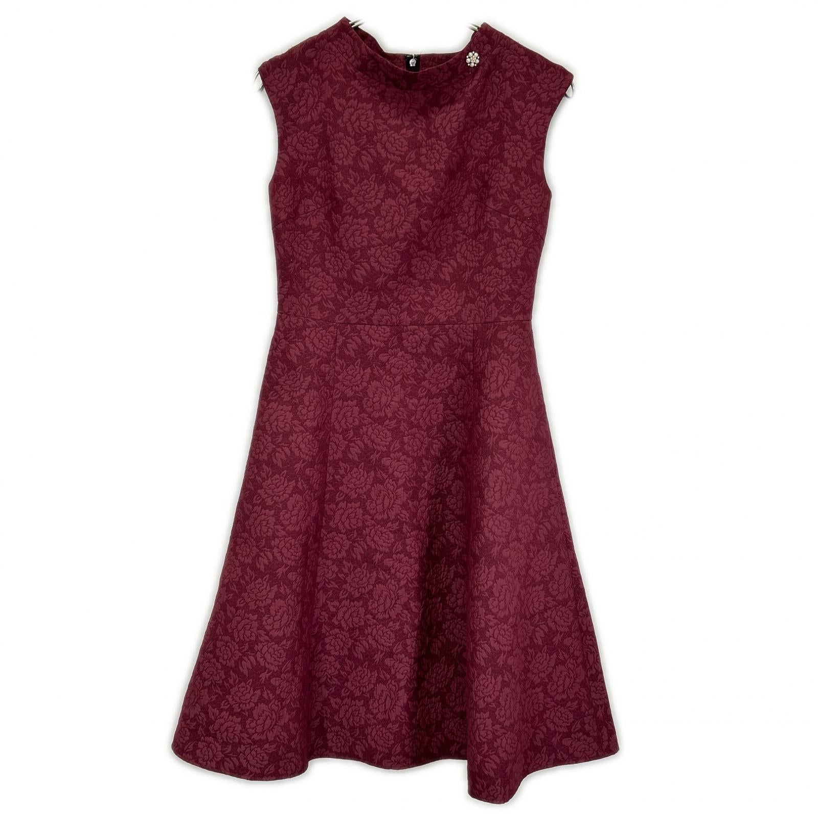 TOCCA トッカ OPTONW0102 レッド 【洗える!】VERONICA ドレス ワンピース