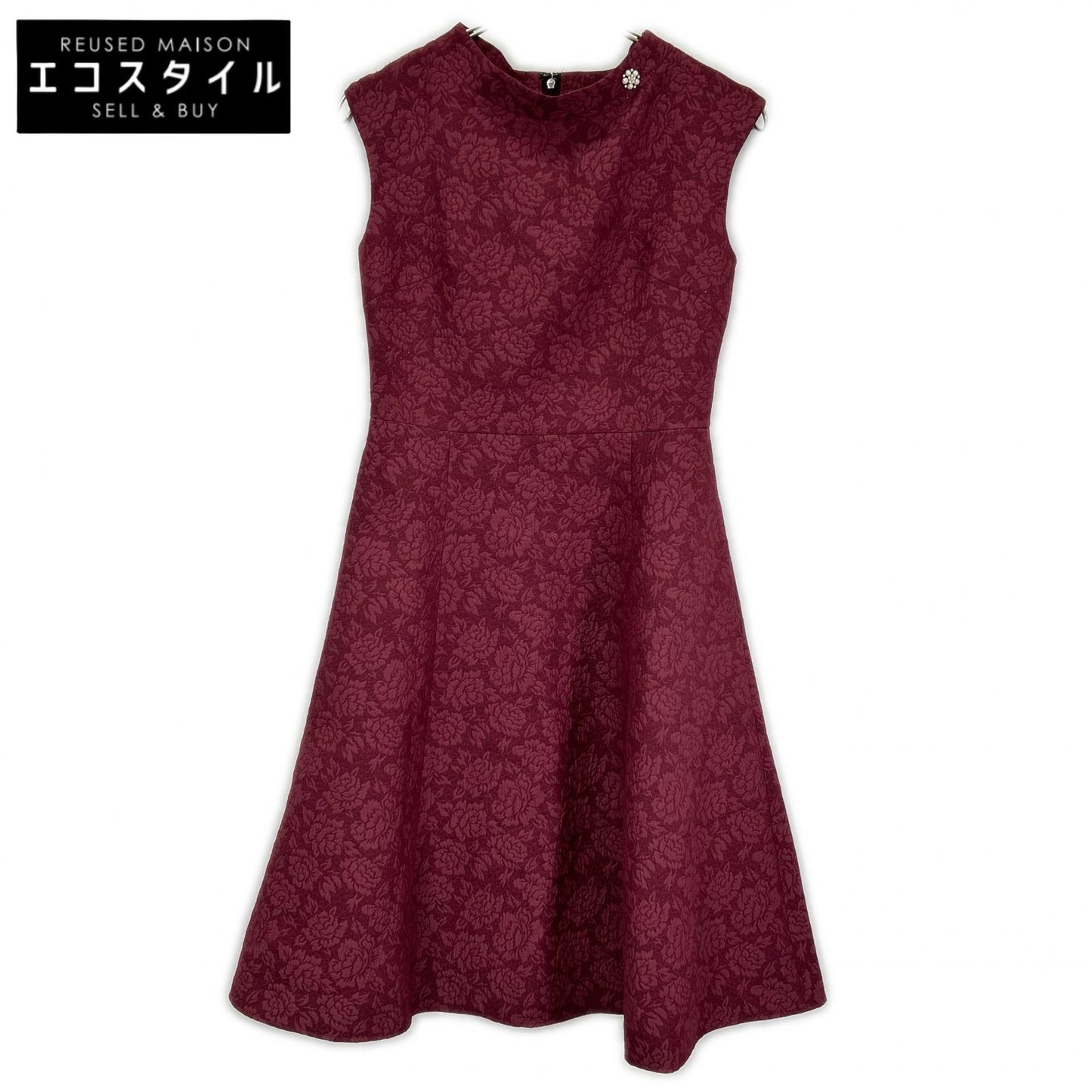 TOCCA トッカ OPTONW0102 レッド 【洗える!】VERONICA ドレス ワンピース