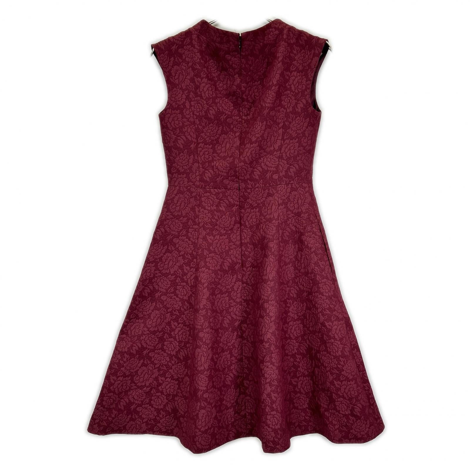 TOCCA トッカ OPTONW0102 レッド 【洗える!】VERONICA ドレス ワンピース