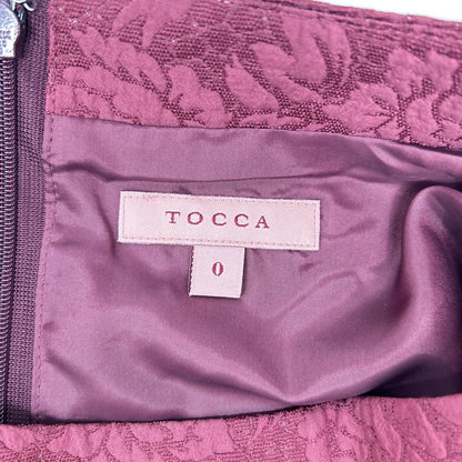 TOCCA トッカ OPTONW0102 レッド 【洗える!】VERONICA ドレス ワンピース