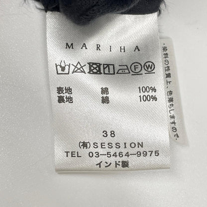 MARIHA マリハ ブラック 夏のレディのドレス フラワー ワンピース ワンピース