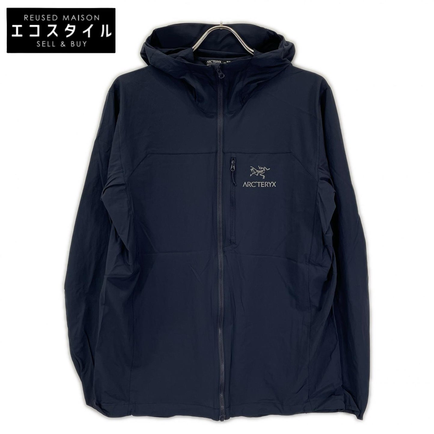 ARC'TERYX アークテリクス X000007411 22年製 ネイビー Squamish Hoody スコーミッシュ フーディ ナイロンジャケット ジャケット