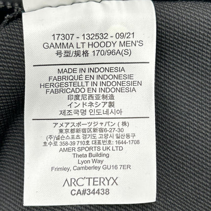 ARC'TERYX アークテリクス 17307 21年製 ブラック Gamma LT Hoody ガンマ LT フーディ ソフトシェルジャケット ジャケット