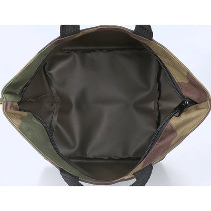 Herve Chapelier エルベシャプリエ 【美品】901W カモフラージュ 舟形トートS トートバッグ