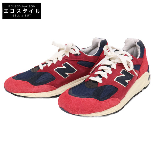 NEW BALANCE ニューバランス 【美品】M990AD2 Made in USA スエード/メッシュ スニーカー シューズ