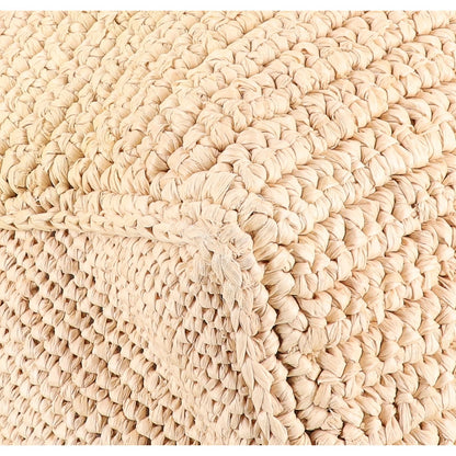 STELLA McCARTNEY ステラマッカートニー 7B0107WP0375 ロゴ刺繍 ラフィア クロシェ トートバッグ