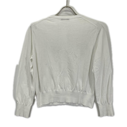 ANAYI アナイ 26SS 102628-16-130-01-380 ホワイト クルーネック長袖カーディガン トップス