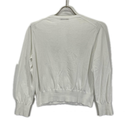 ANAYI アナイ 26SS 102628-16-130-01-380 ホワイト クルーネック長袖カーディガン トップス