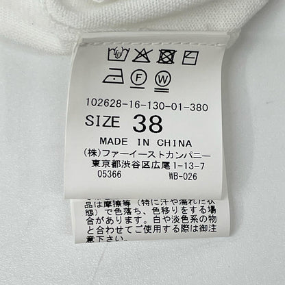 ANAYI アナイ 26SS 102628-16-130-01-380 ホワイト クルーネック長袖カーディガン トップス