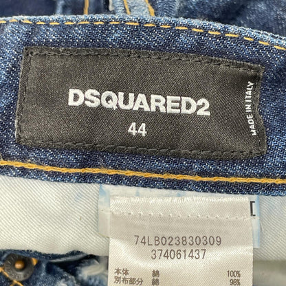 DSQUARED2 Dsquared2 74LB023830309 indigo KENNY TWIST distressed skinny denim pants, bottoms