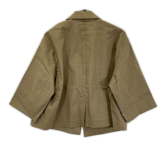 Nell ネル 【Maison IENA 別注】ベージュ リネン混ショートジャケット ジャケット