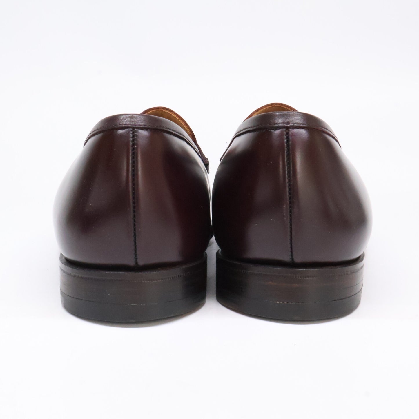 Crockett&Jones クロケット＆ジョーンズ 【新品同様】28363 BOSTON ボストン キャバルリーカーフ レザーソール 314ラスト コインローファー シューズ