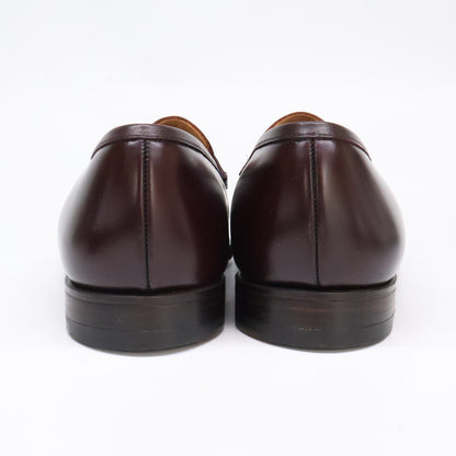 Crockett&Jones クロケット＆ジョーンズ 【新品同様】28363 BOSTON ボストン キャバルリーカーフ レザーソール 314ラスト コインローファー シューズ