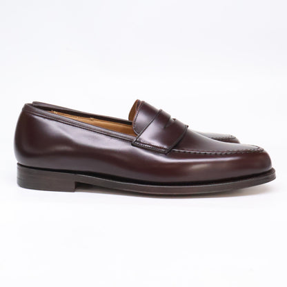 Crockett&Jones クロケット＆ジョーンズ 【新品同様】28363 BOSTON ボストン キャバルリーカーフ レザーソール 314ラスト コインローファー シューズ