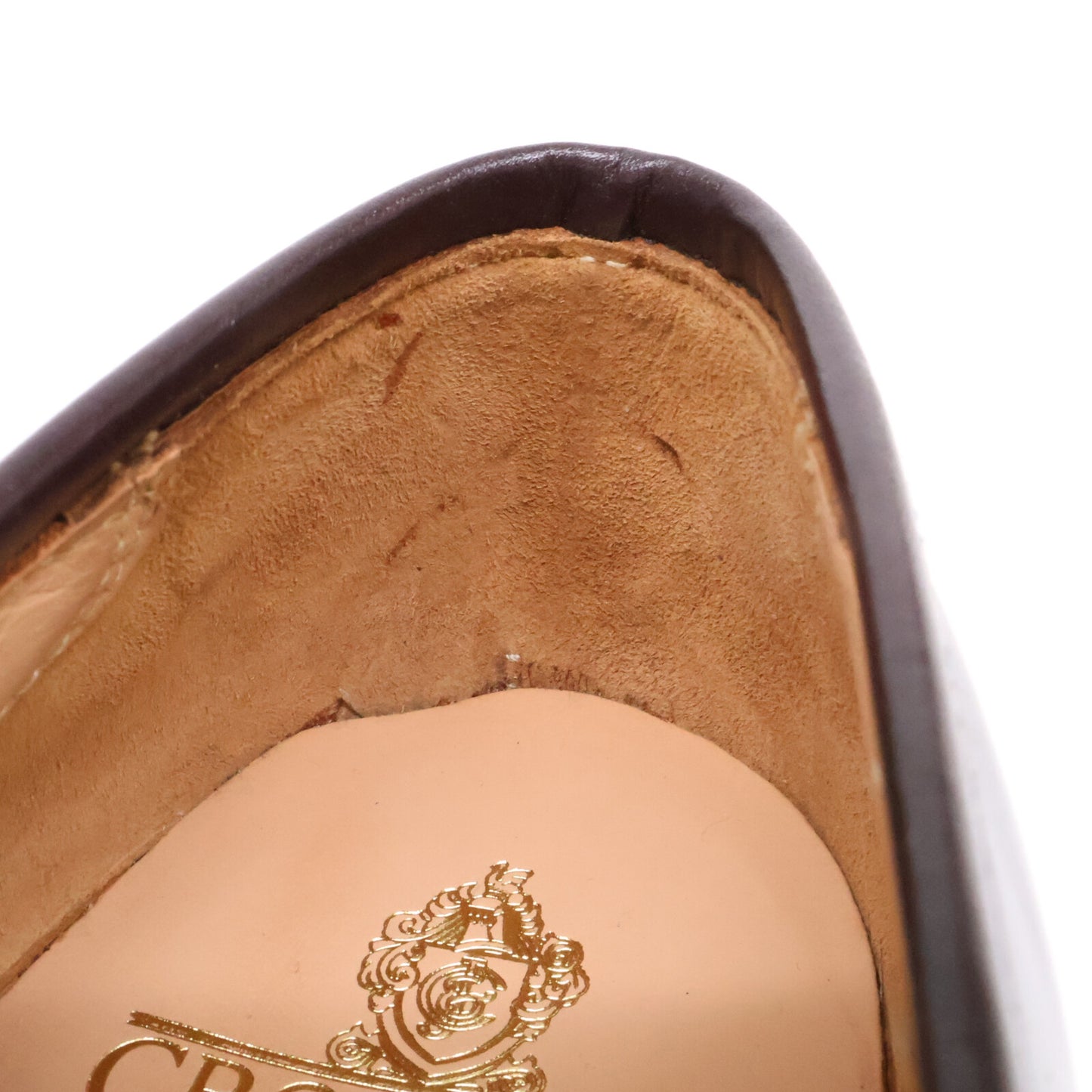 Crockett&Jones クロケット＆ジョーンズ 【新品同様】28363 BOSTON ボストン キャバルリーカーフ レザーソール 314ラスト コインローファー シューズ