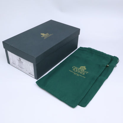 Crockett&Jones クロケット＆ジョーンズ 【新品同様】26225A-B02L1 GRANTHAM2 グランサム2 バーニッシュドカーフ レザーソール 376ラスト コインローファー シューズ