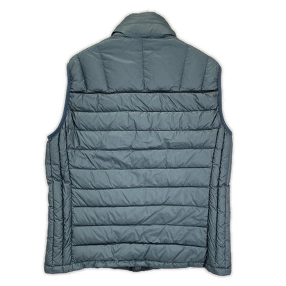 dunhill/ALFREDDUNHILL ダンヒル ブルーグレー ジップアップ ダウンベスト ベスト