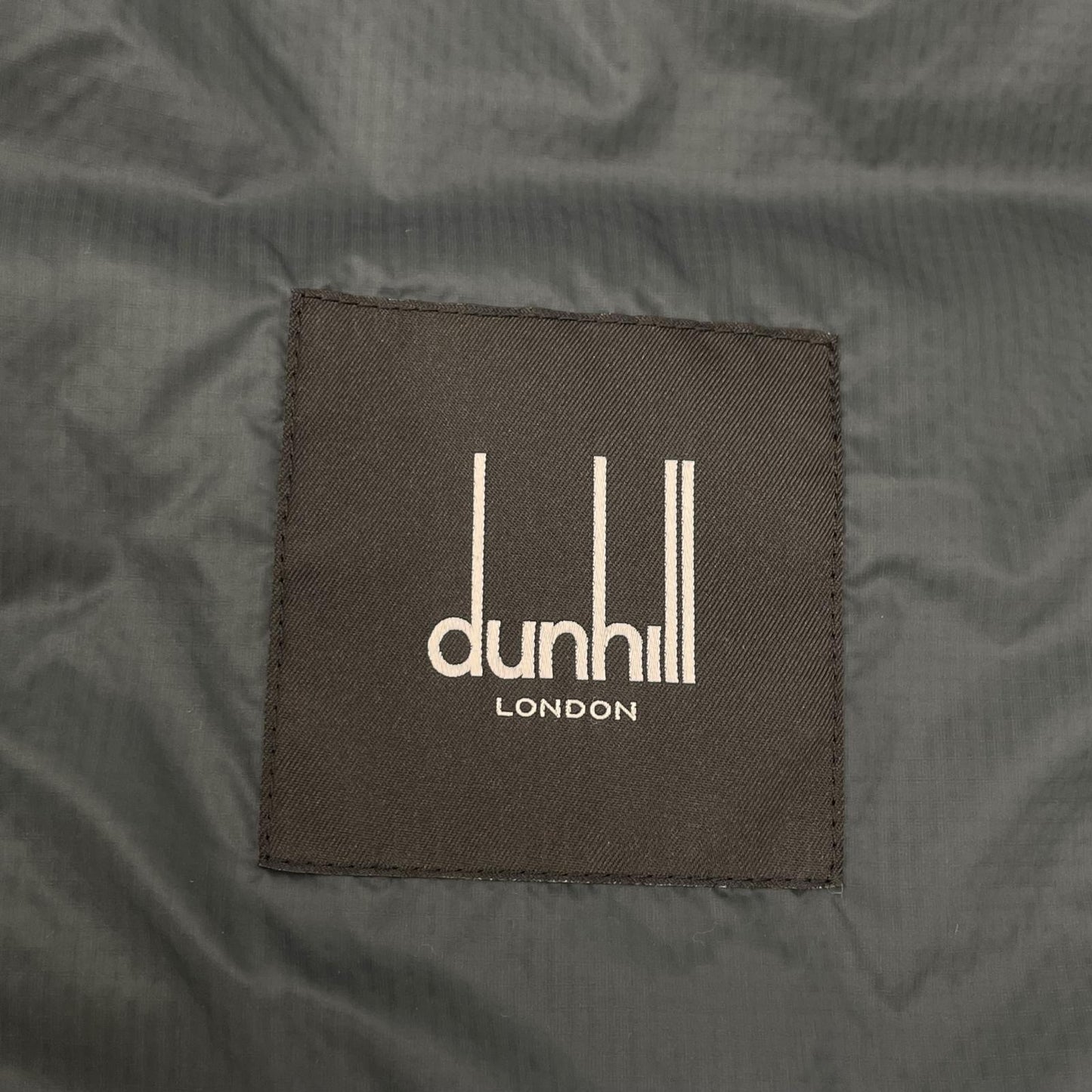 dunhill/ALFREDDUNHILL ダンヒル ブルーグレー ジップアップ ダウンベスト ベスト