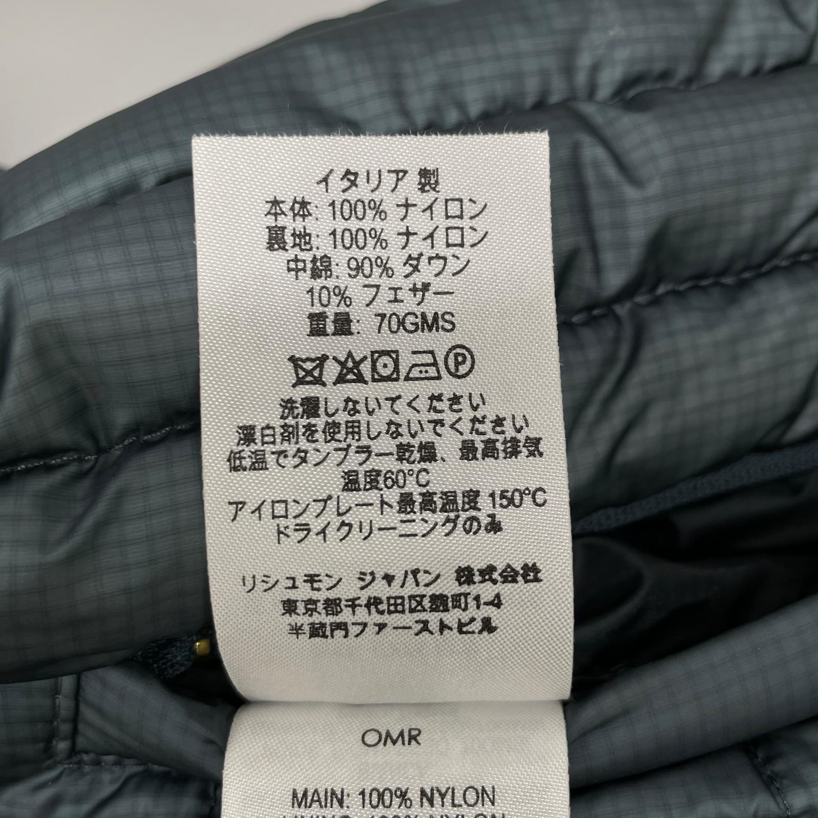 dunhill/ALFREDDUNHILL ダンヒル ブルーグレー ジップアップ ダウンベスト ベスト