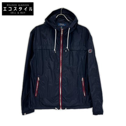 POLObyRalphLauren ポロラルフローレン ネイビー フルジップ 袖口ボタン ナイロンフーデッドジャケット ジャケット