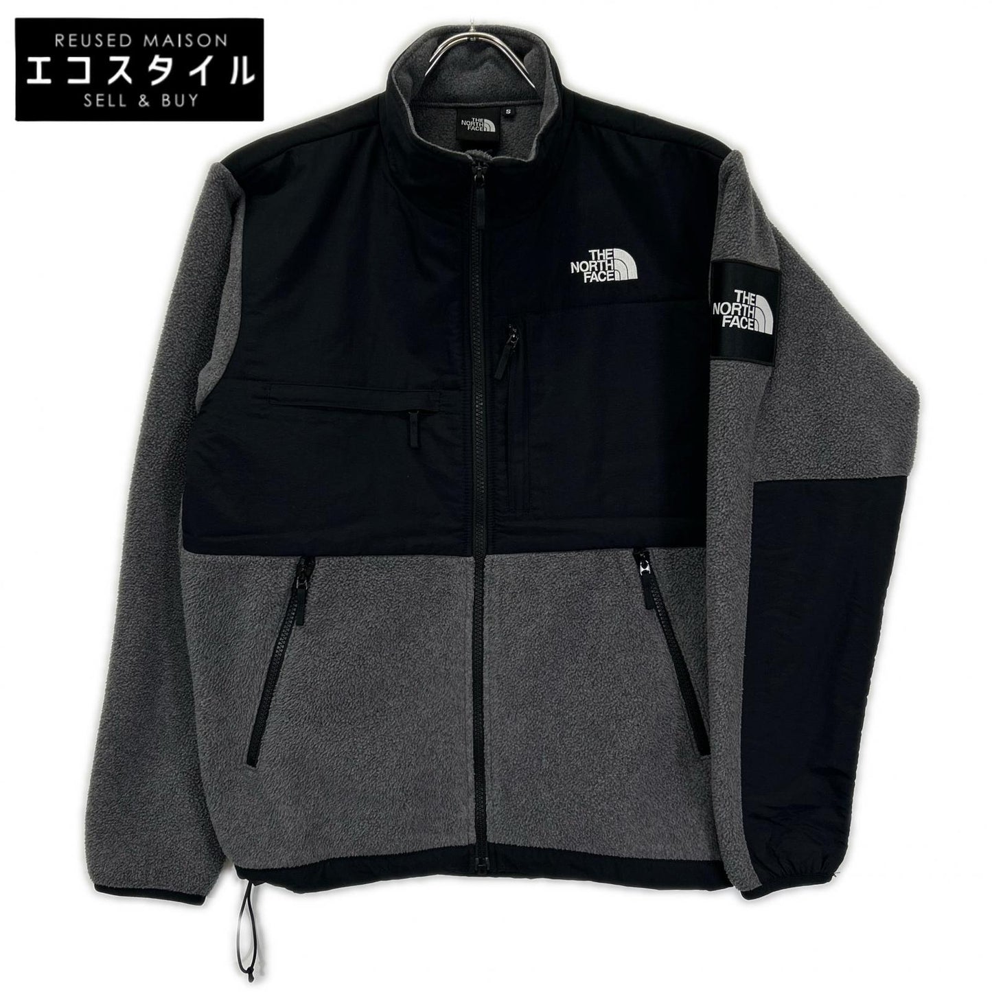 THE NORTH FACE ノースフェイス NA72051 グレー×ブラック Denali Jacket/デナリジャケット フリースジャケット ジャケット