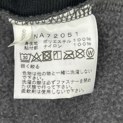 THE NORTH FACE ノースフェイス NA72051 グレー×ブラック Denali Jacket/デナリジャケット フリースジャケット ジャケット