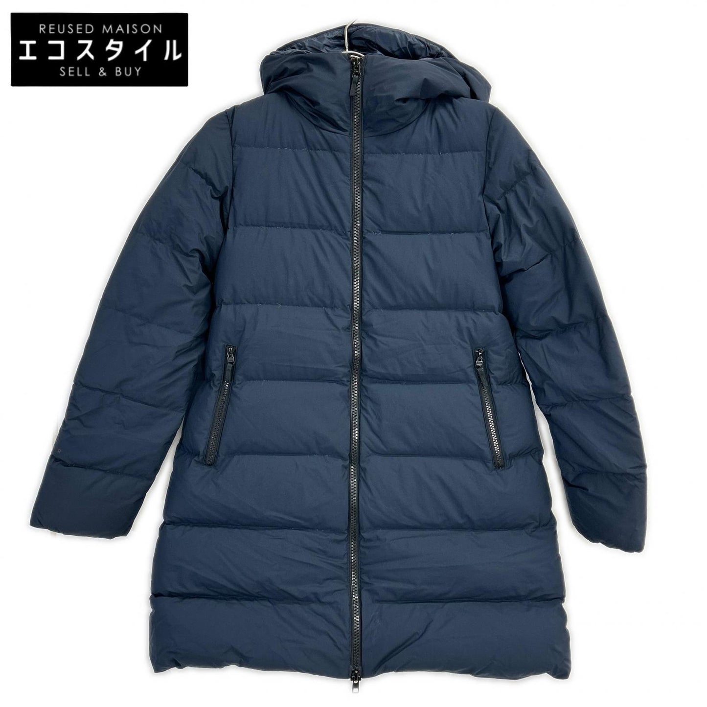 THE NORTH FACE ノースフェイス DW91663 ネイビー ナイロン ウィンドストッパーダウンシェルコート コート