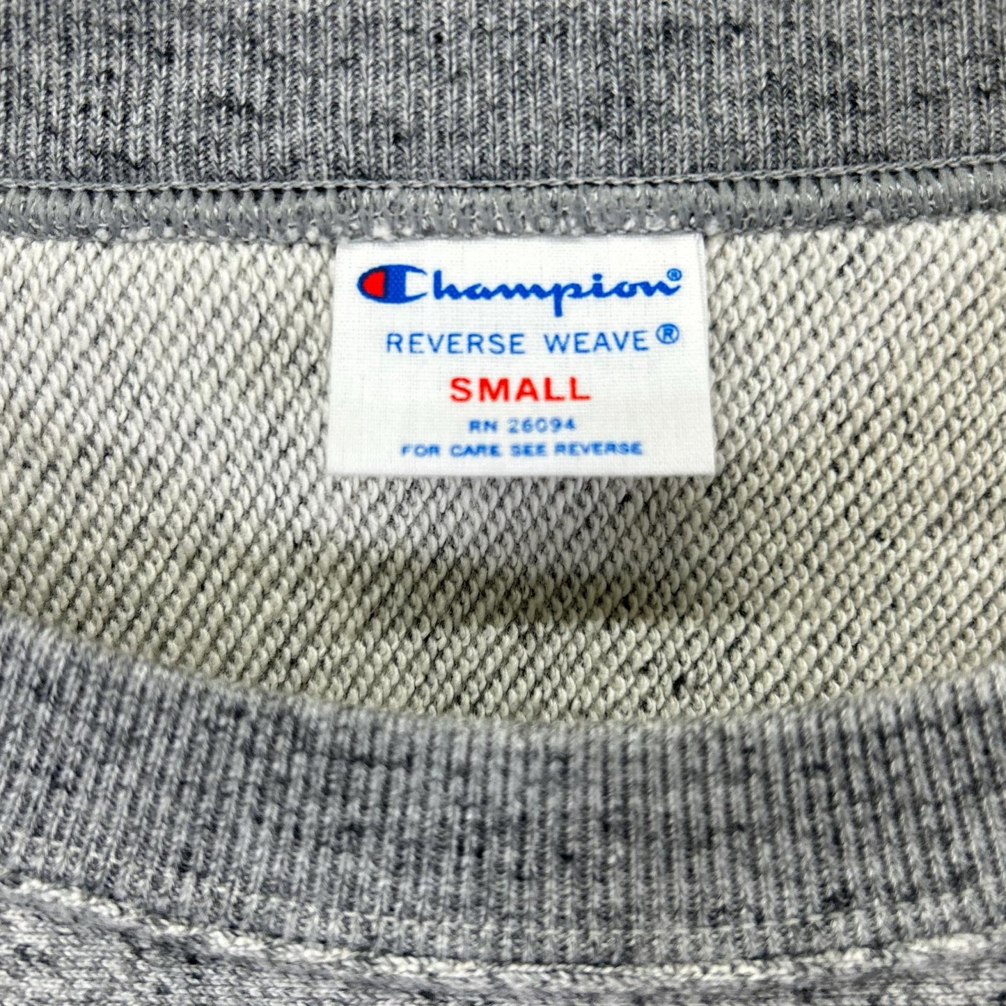 Champion チャンピオン グレー クルーネック リバースウィーブ スウェットシャツ トップス