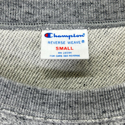 Champion チャンピオン グレー クルーネック リバースウィーブ スウェットシャツ トップス