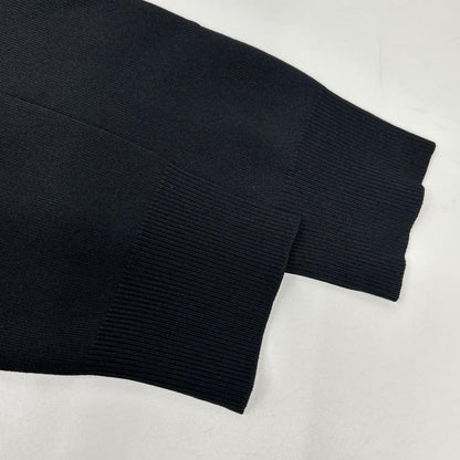 UNITED ARROWS ユナイテッドアローズ チャコール エンブロティアードコンビニット トップス