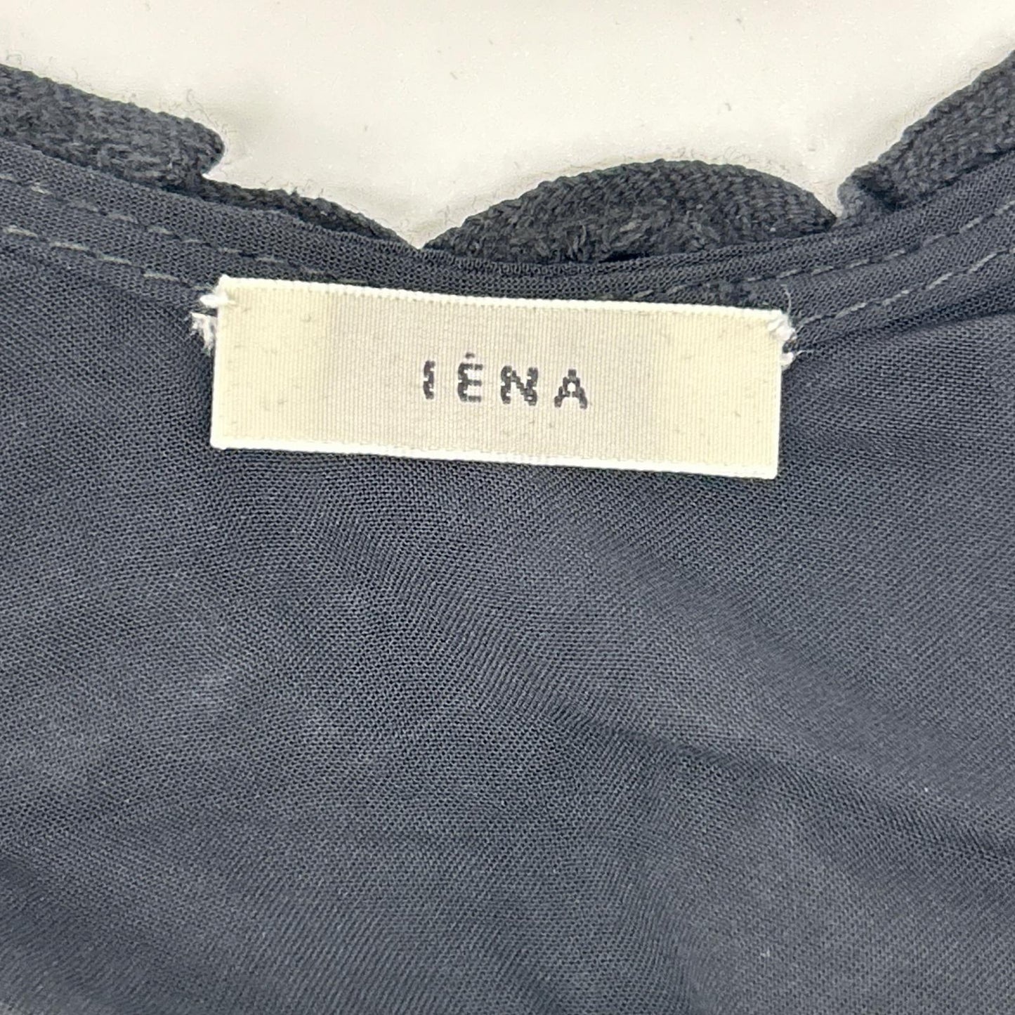 IENA イエナ 25年製 ブラック アンティークチュールバテンキャミ トップス
