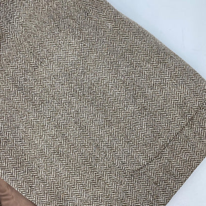 Belvest Belvest brown wool x cashmere herringbone tweed jacket