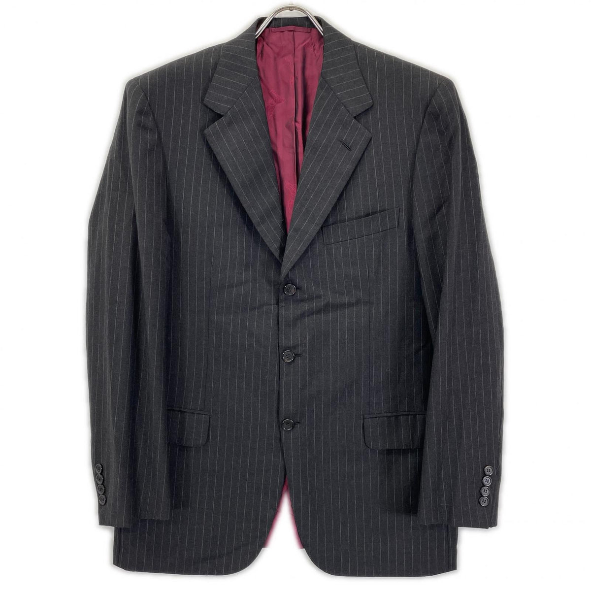 Brioni Brioni black pinstripe 3B tailored jacket