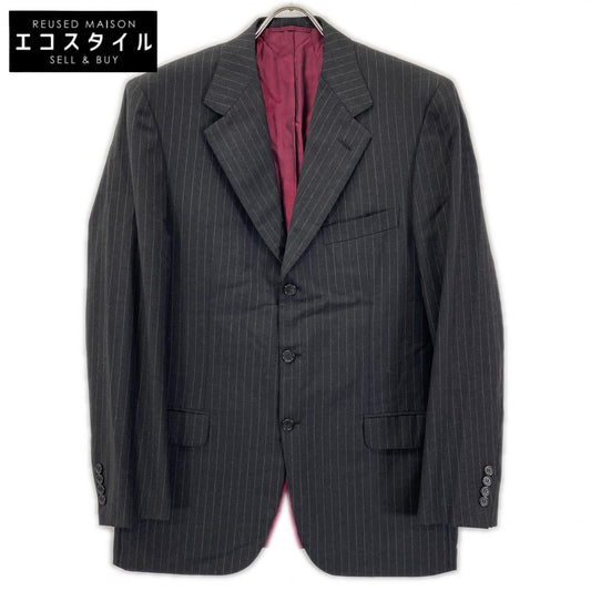 Brioni ブリオーニ ブラック ピンストライプ 3B テーラードジャケット ジャケット