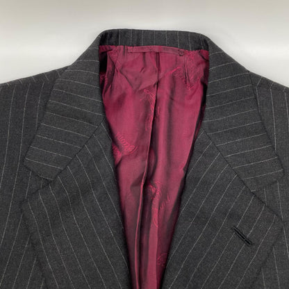 Brioni Brioni black pinstripe 3B tailored jacket