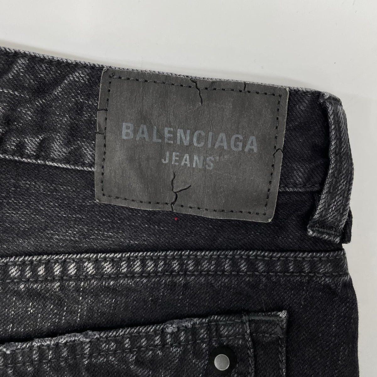 BALENCIAGA バレンシアガ 25年製 ブラック ウォッシュ加工 City Mini Denim Skirt/シティミニスカー スカート